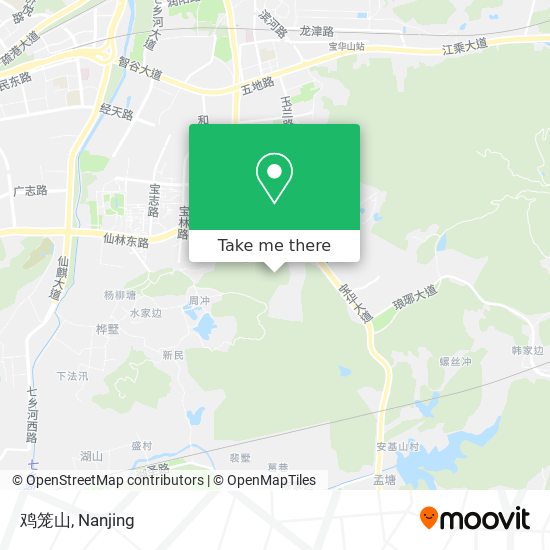 鸡笼山 map