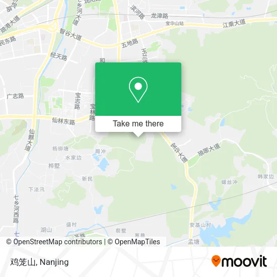 鸡笼山 map
