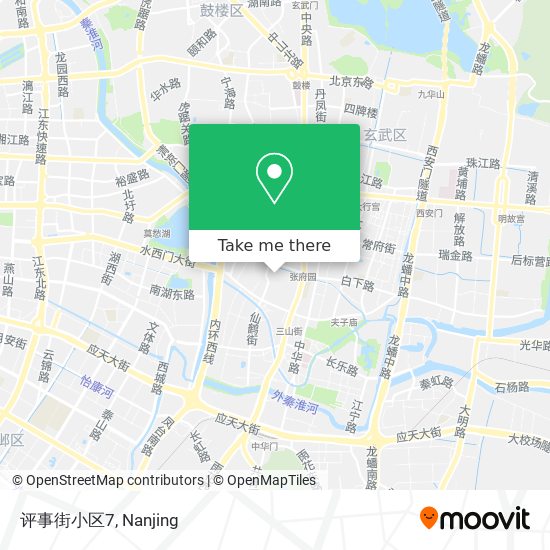 评事街小区7 map
