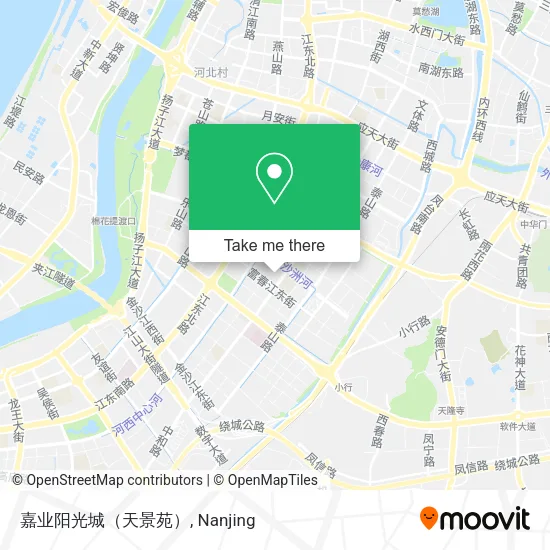 嘉业阳光城（天景苑） map