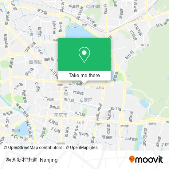 梅园新村街道 map