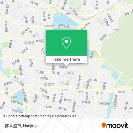 苏果超市 map