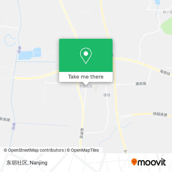 东胡社区 map