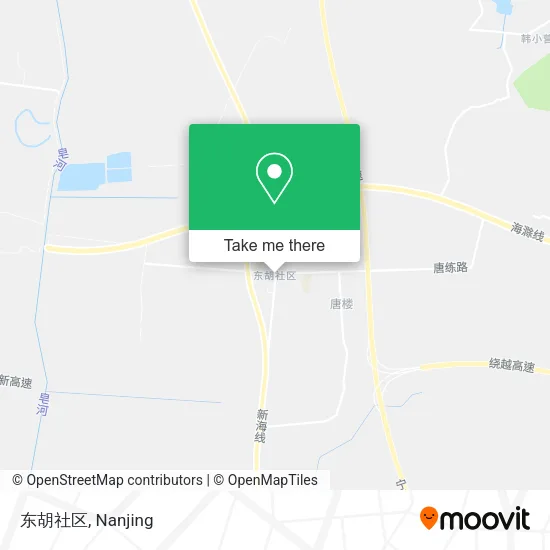 东胡社区 map