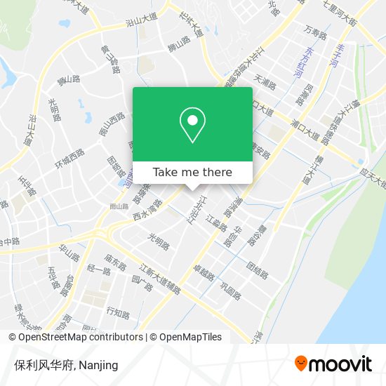 保利风华府 map