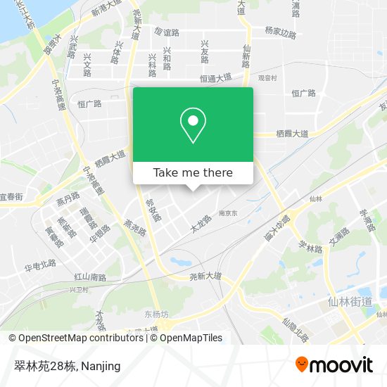 翠林苑28栋 map