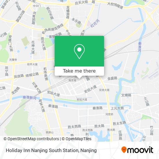 Holiday Inn Nanjing South Station map