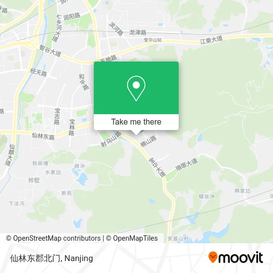 仙林东郡北门 map