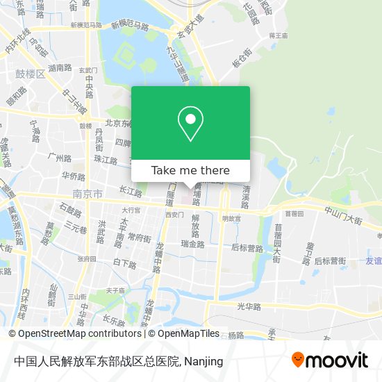 中国人民解放军东部战区总医院 map