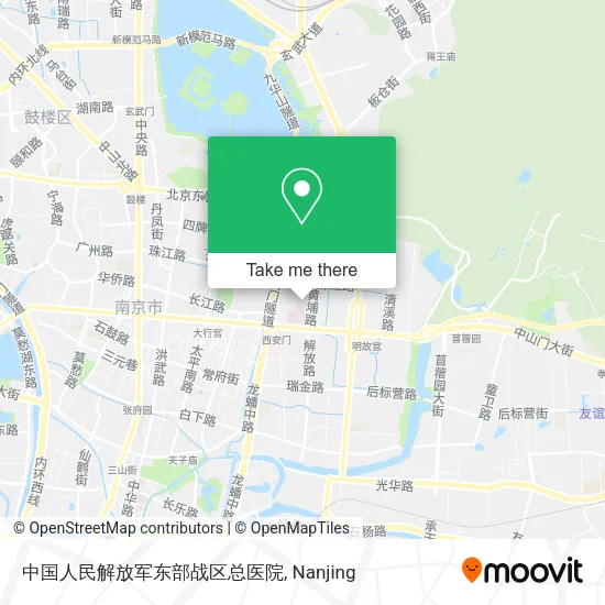 中国人民解放军东部战区总医院 map