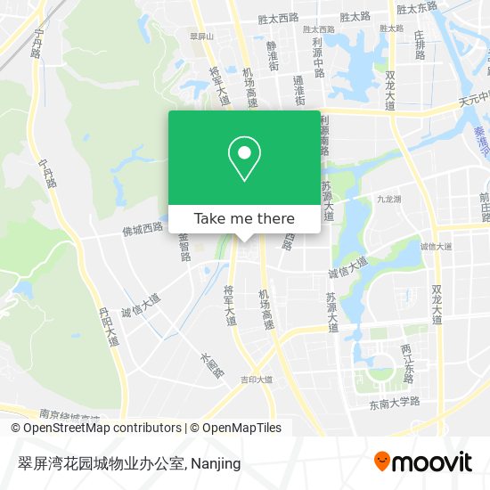 翠屏湾花园城物业办公室 map