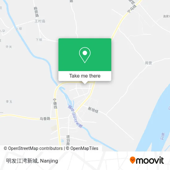 明发江湾新城 map