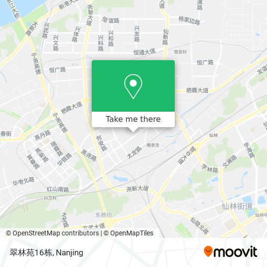 翠林苑16栋 map