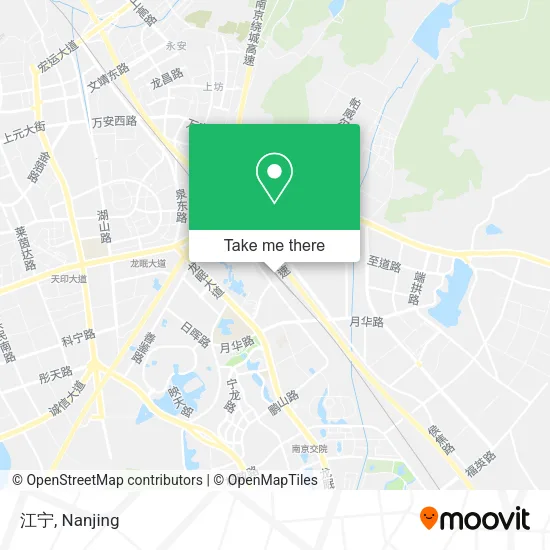 江宁 map