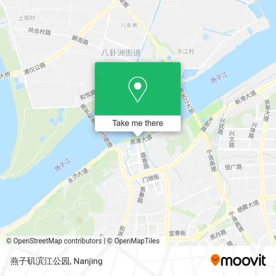 燕子矶滨江公园 map