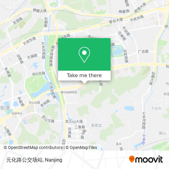 元化路公交场站 map