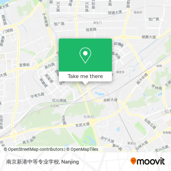 南京新港中等专业学校 map