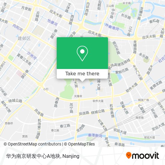 华为南京研发中心A地块 map