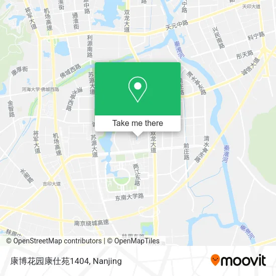 康博花园康仕苑1404 map