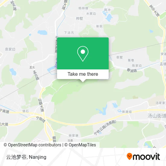 云池梦谷 map