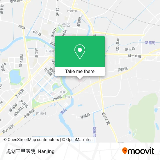规划三甲医院 map