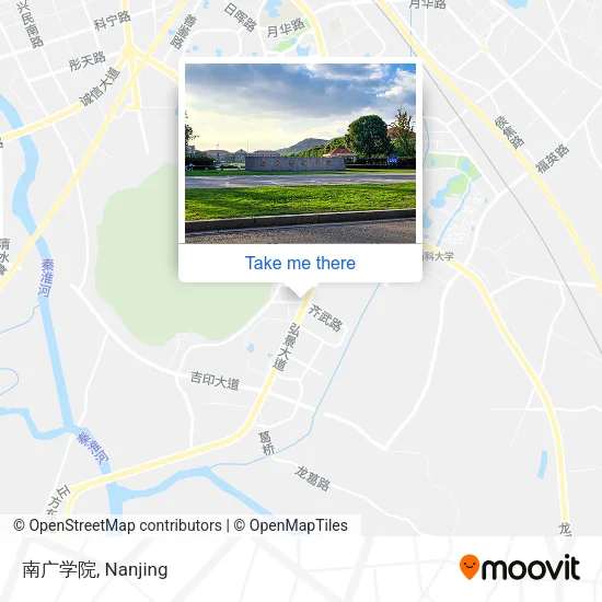 南广学院 map