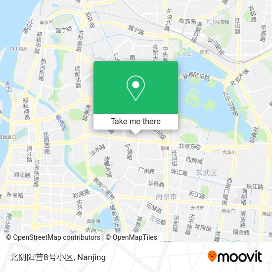 北阴阳营8号小区 map