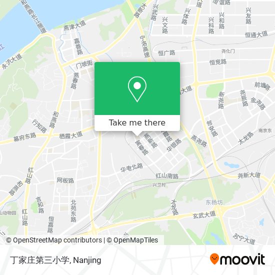 丁家庄第三小学 map