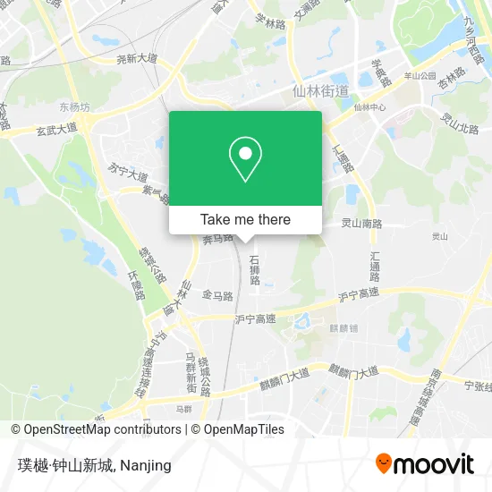 璞樾·钟山新城 map