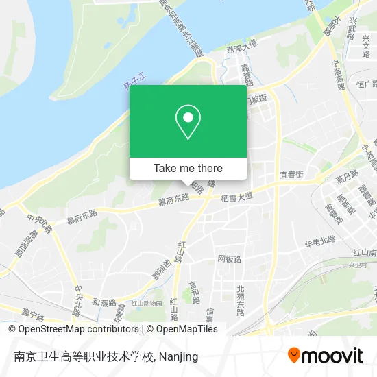 南京卫生高等职业技术学校 map