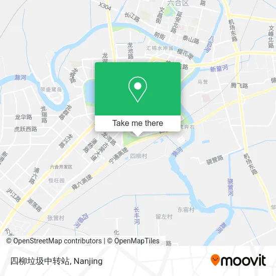 四柳垃圾中转站 map