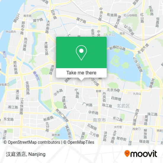 汉庭酒店 map