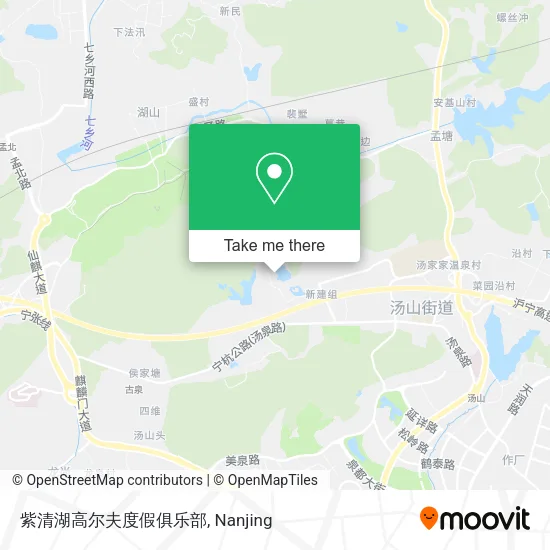 紫清湖高尔夫度假俱乐部 map