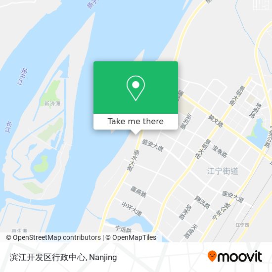 滨江开发区行政中心 map