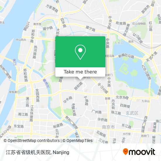 江苏省省级机关医院 map
