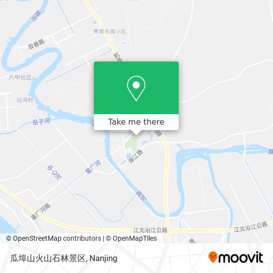 瓜埠山火山石林景区 map