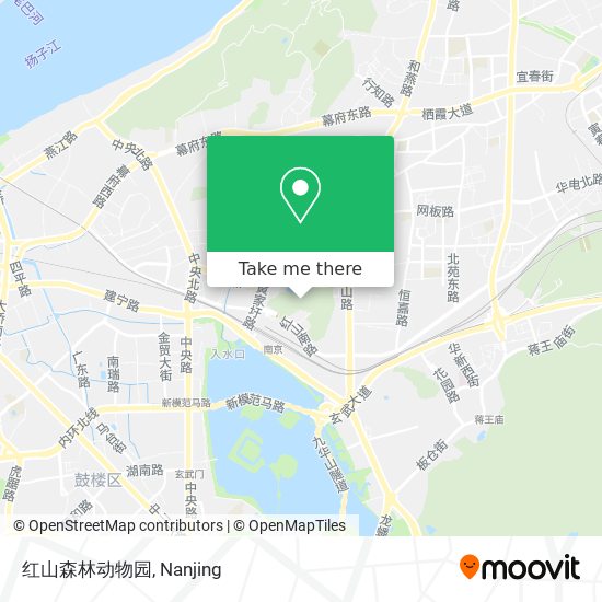 红山森林动物园 map