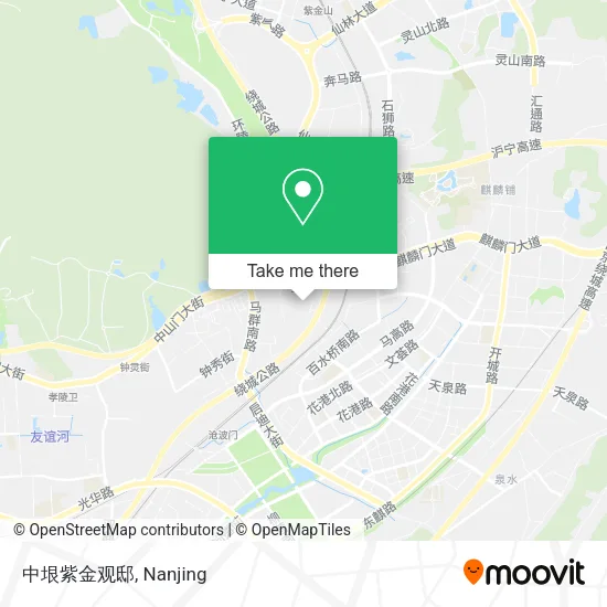 中垠紫金观邸 map