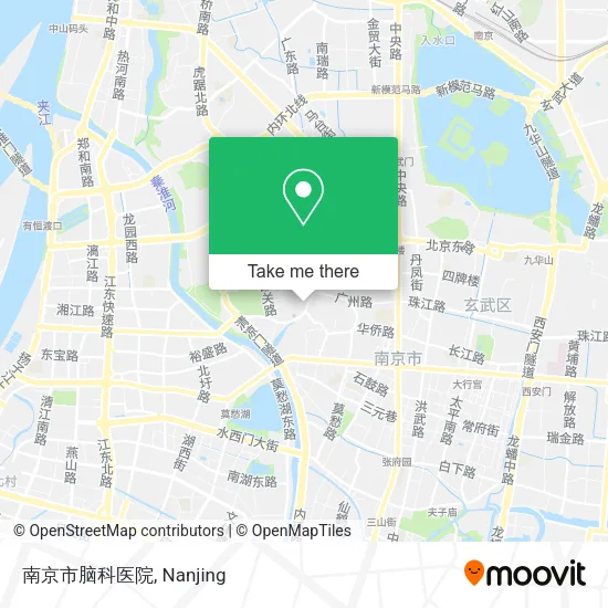 南京市脑科医院 map