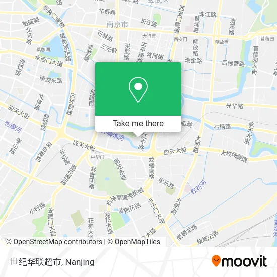 世纪华联超市 map