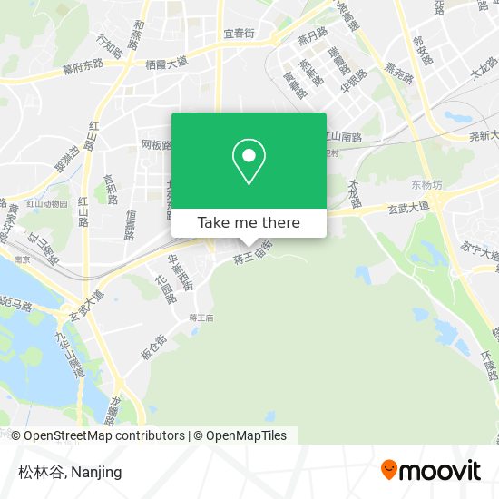 松林谷 map