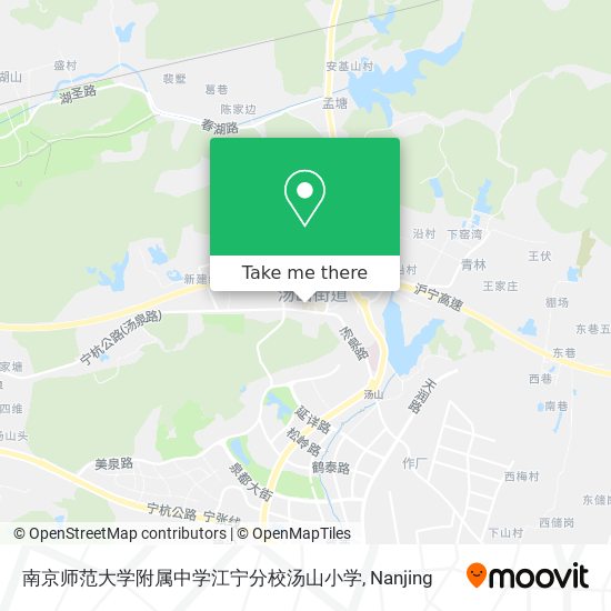 南京师范大学附属中学江宁分校汤山小学 map