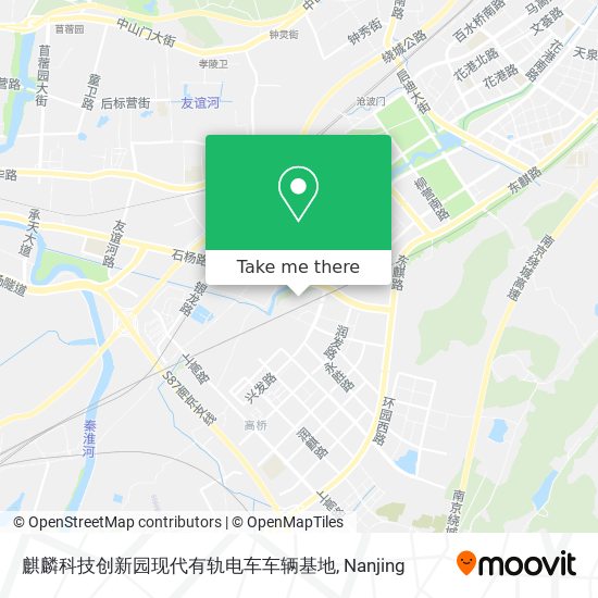 麒麟科技创新园现代有轨电车车辆基地 map