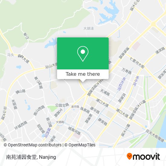 南苑浦园食堂 map