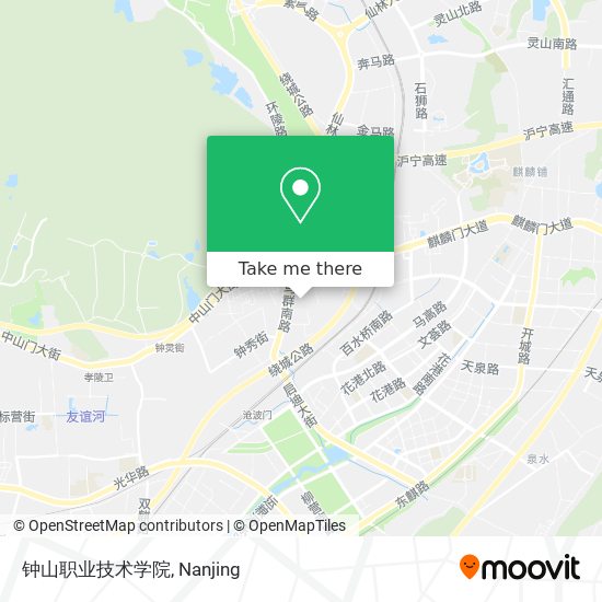 钟山职业技术学院 map