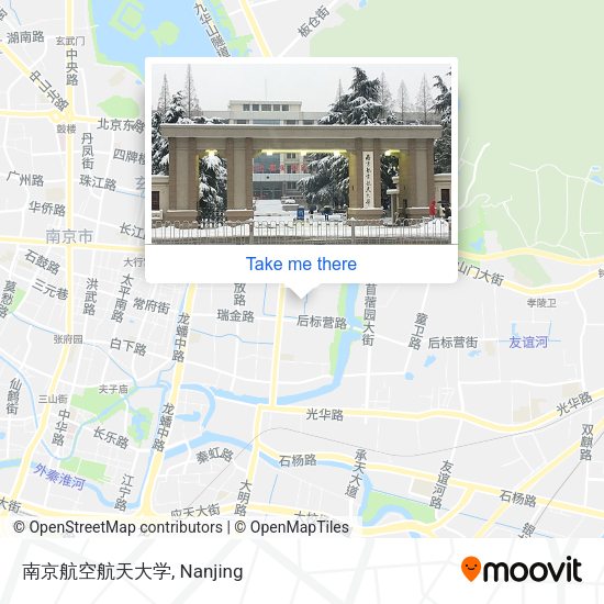 南京航空航天大学 map