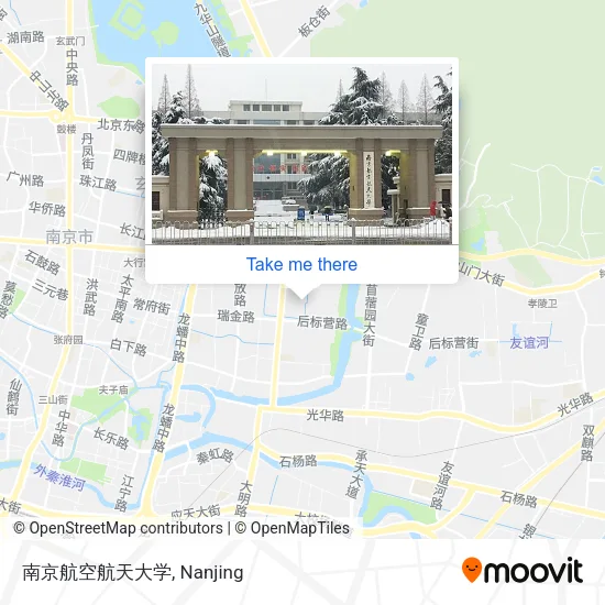 南京航空航天大学 map