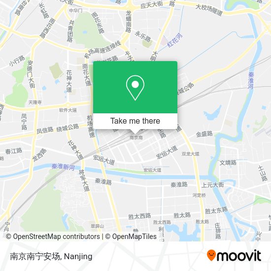 南京南宁安场 map
