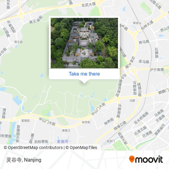 灵谷寺 map