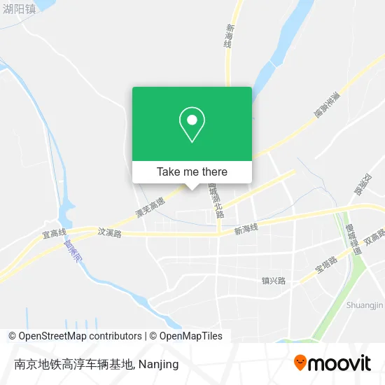 南京地铁高淳车辆基地 map